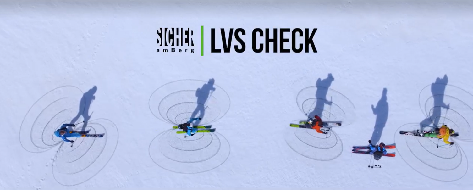 Der große und anschließen der kleine LVS-Check am Beginn jeder Tour hilft in der Gruppe die Positionierung von unseren elektronischen Geräten nochmals visuell zu überprüfen [ Videoserie von SicherAmBerg des Alpenvereins https://www.youtube.com/playlist?list=PLVvDUrPM_IwUJlvDHJRfoThSydfLZWbk9 ]