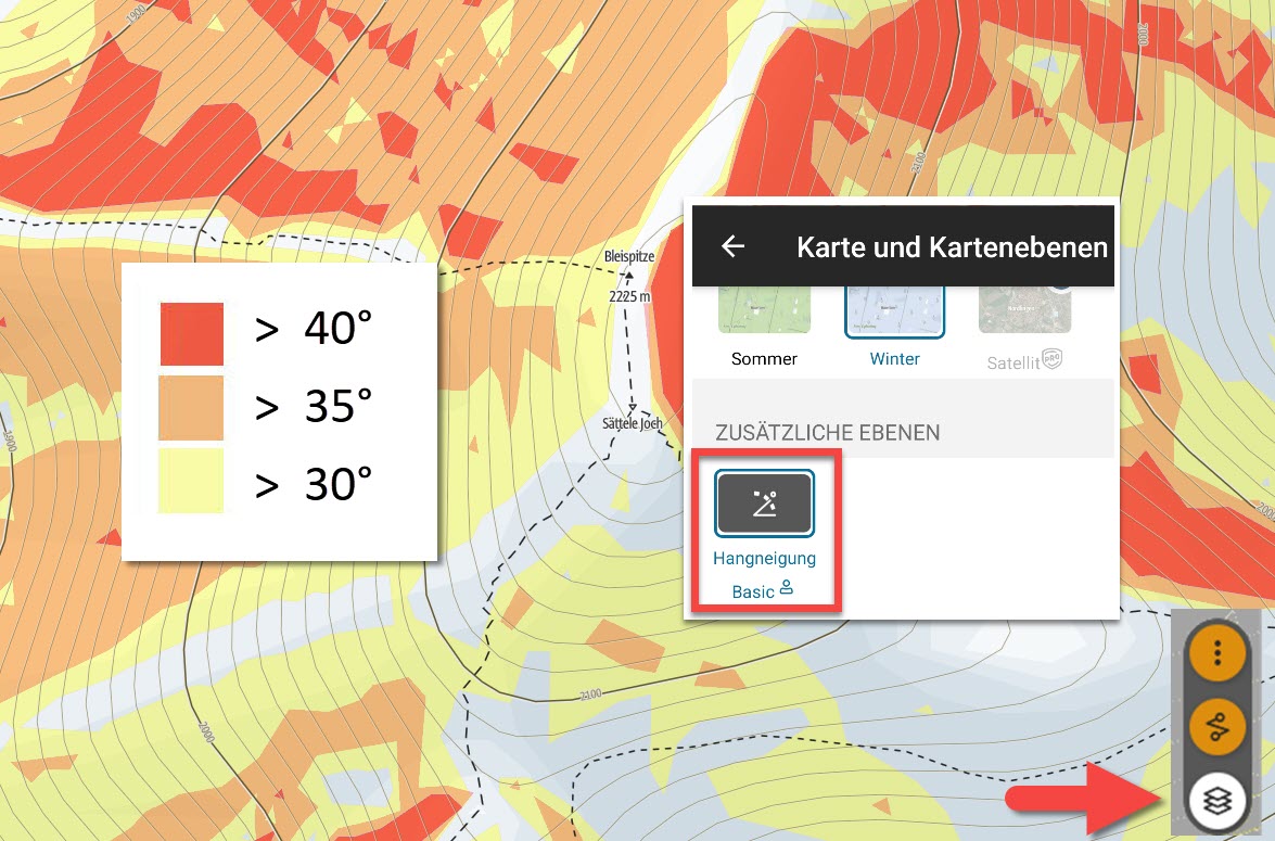 Erscheinungsbild bei Benutzeraccount Basic 
